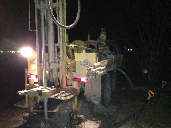 Dziļurbuma ierīkošana ziemas periodā