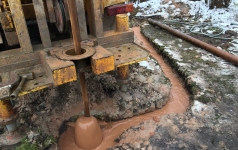 Ūdens akas ierīkošana Baltezerā