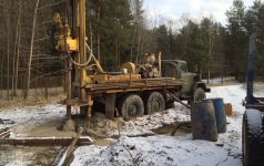 Dziļurbuma ierīkošana ziemā, Jaunmārupē