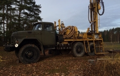 Бурение скважины в Яунмарупе